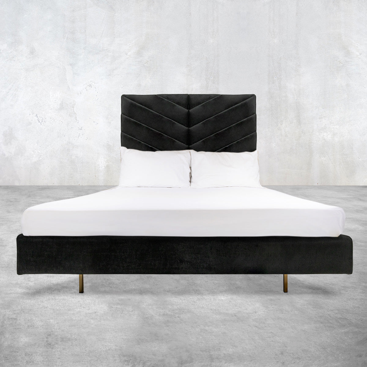 Amalfi Bed in Velvet