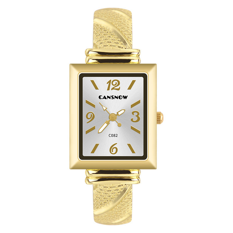 WristNexo Women's Gold Bracelet Quartz Watch – Elegant Fashion Style