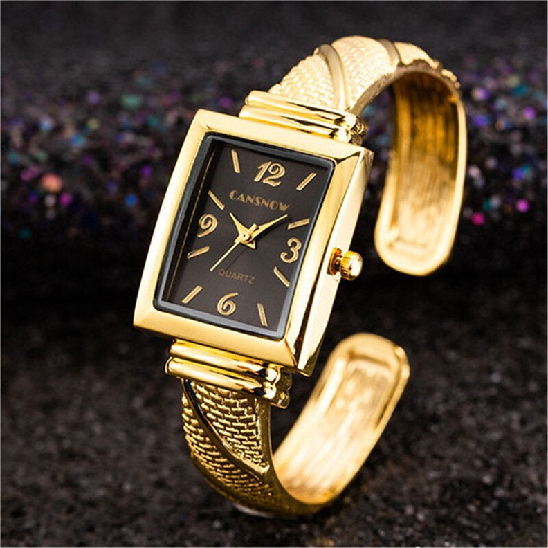 WristNexo Women's Gold Bracelet Quartz Watch – Elegant Fashion Style