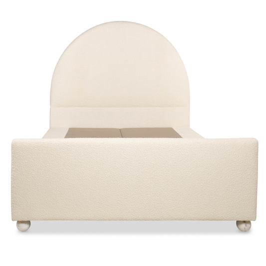 Acapulco Bed in Boucle with Foot Board