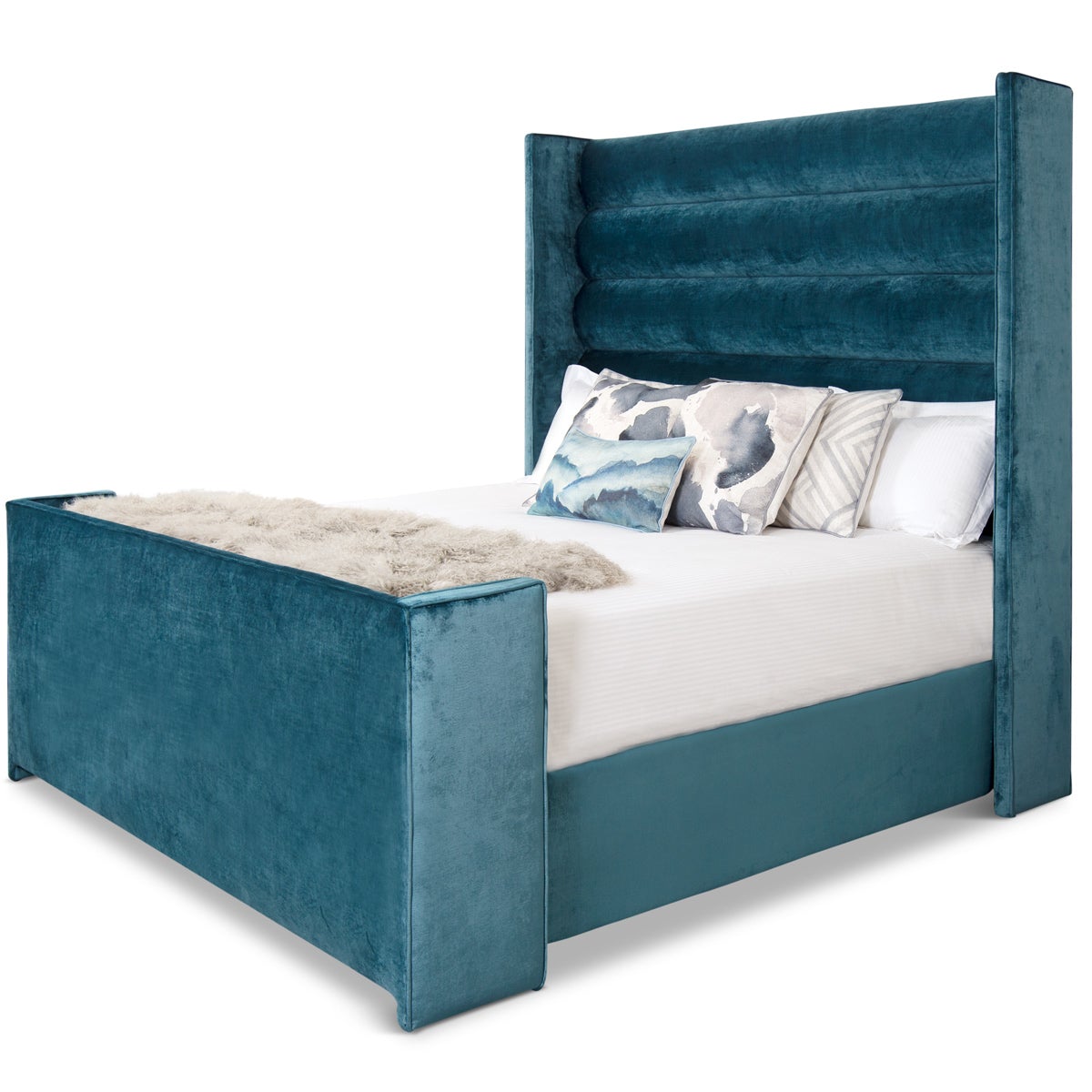 Corfu Bed in Velvet