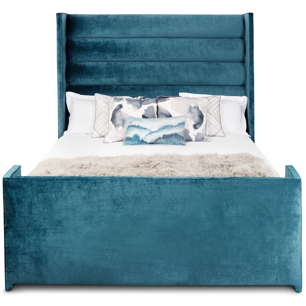 Corfu Bed in Velvet